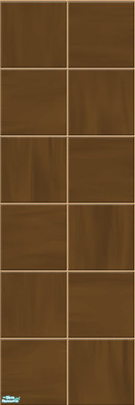 Sims 2 — Polished Paneling - Coffee by Limefwooper — 