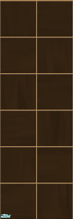 Sims 2 — Polished Paneling - Ebony by Limefwooper — 