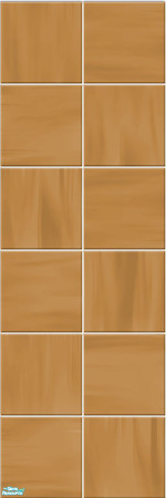 Sims 2 — Polished Paneling - Terracotta by Limefwooper — 
