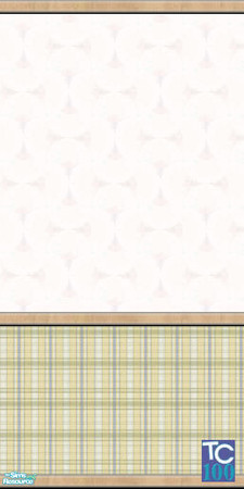 Sims 2 — Midlands TC 100 Light Livingroom Set - Wall by midland_04 — Great wall using the plaid in the area rug, all