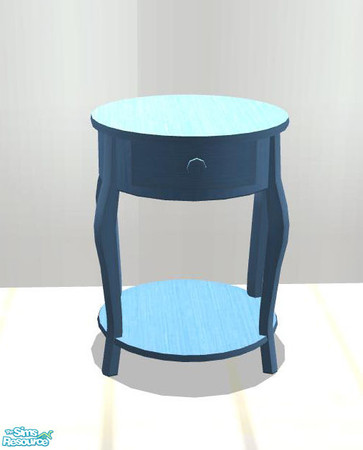 Sims 2 — PB Nurcery Recolor Blue - Sidetable by ShinoKCR — 