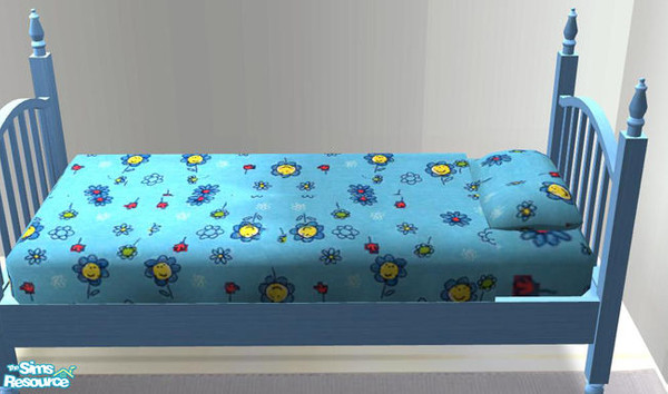 Sims 2 — PB Nurcery Recolor Blue - Bedding by ShinoKCR — 