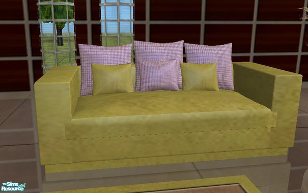 Sims 2 — TC101 -  Armani Living Room Recolour - Loveseat by selina012 — Made for the Texture Challenge 101. Mesh set is