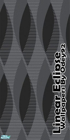 Sims 2 — Linear Eclipse Collection - Black by Odey92 — This beautiful linear collection looks fantastic as any feature