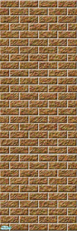 Sims 2 — Studio K Dark Brick - Golden by StudioKhagerks — 