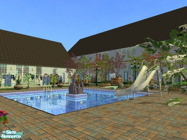 Sims 2 — Forest Glen by squeakers — This small complex has everything your looking for, 2 bedroom, 1 bath townhomes,