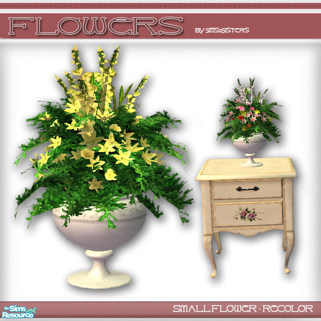 Simplot Flowers The Sims Resource | S2S Flowers - Small Flower - recolor 5