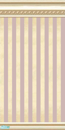Sims 2 — jsf2PLESoftRoseSheen by jsf — Gold sheen stripes coupled with stripes of rose in ParkLane mouldings. Matching
