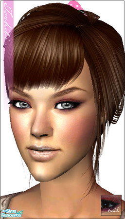 Sims 2 — obscured lines - eyeshadow - red by justtschibi — 