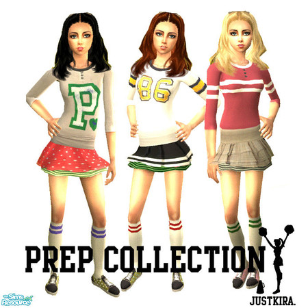 Sims 2 — Prep Collection by justkira. — Time for your teen Sims to head back to school? Well they\'re going to need the
