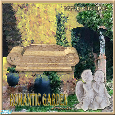 Sims 2 — S2S Romantic Garden - Bench - Recolor by sims2sisters — 