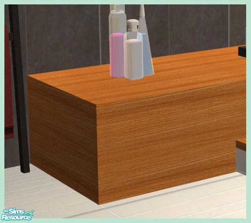 Sims 2 — Naturals Bathroom - Bath frame low table by Elize-37sims — Part of the Naturals bathroom.