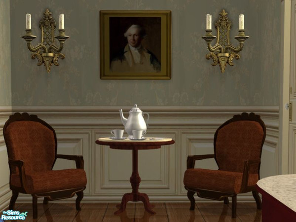 Sims 2 — Peacefield Today Sitting Room Arm Chair by lisa9999 — A comfotable over stuffed chair great for relaxing or