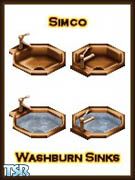 Sims 1 — Simco Washburn Sink Copper by Simco Homes — The "Simco Washburn Copper Sink" is brought to you by