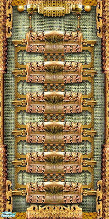 Sims 2 — Oriental Build Set - Chinesewall4 by Daislia — 12 oriental wallpapers + 6 matched floors total, enjoy!