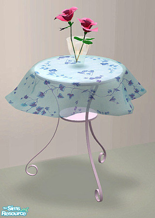 Sims 2 — Sugar recolor Blue - Cherrynd-swendtable-reco2 by CherryND — 