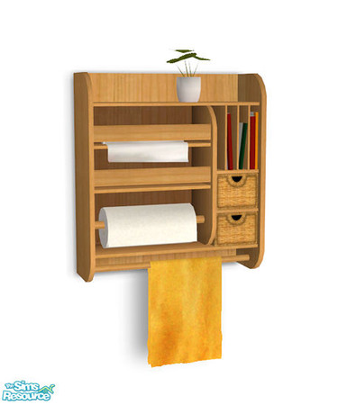 Sims 2 — SFH Kitchen - Wallcase by Murano — Wallcase with kitchen stuffies for decoration purposes.