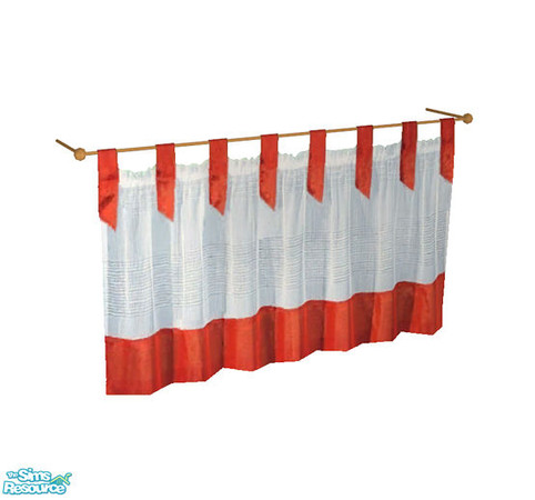 Sims 2 — SFH Kitchen - Curtain by Murano — Small rustic curtain.