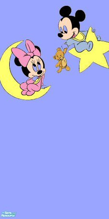 Sims 2 — baby mickey in blue by apemassie — aww