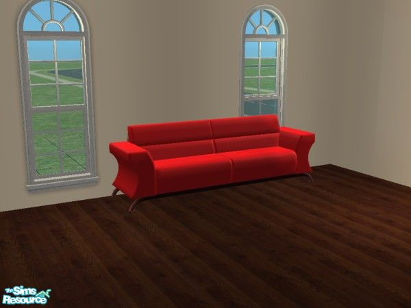 Sims 2 — Candy Coated Sofa Recolor Set #1 - Red by mightyfaithgirl — A Red recolor.