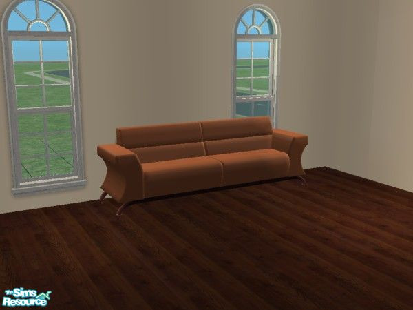 Sims 2 —  Candy Coated Sofa Recolor Set #2 - Brown by mightyfaithgirl — A brown recolor.