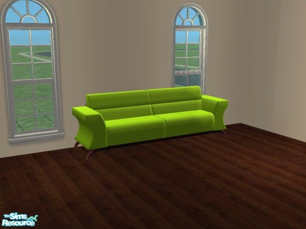 Sims 2 — Candy Coated Sofa Recolor Set #3 - Lime Green by mightyfaithgirl — A Lime Green recolor.