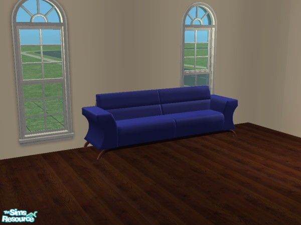 Sims 2 — Candy Coated Sofa Recolor Set #4 - Royal Blue by mightyfaithgirl — A royal blue recolor.