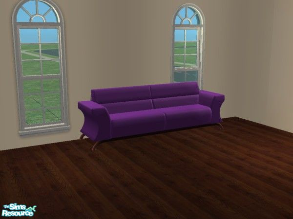Sims 2 — Candy Coated Sofa Recolor Set #4 - Purple by mightyfaithgirl — A purple recolor.