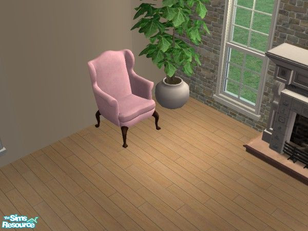 Sims 2 — MFG Powder Pink Furniture Set -  Chair #4 by mightyfaithgirl — A recolor of the Luxury King Chair
