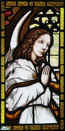 Sims 2 — Stained Glass Wall Set - 2a by Daislia — A set of 10 beautiful stained glass wallpaper, religionary style A,