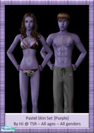 Sims 2 — Pastel Skin Set - Purple by hjdjhgf — Part of the pastel skin set. For all ages, no eps or meshes etc required.