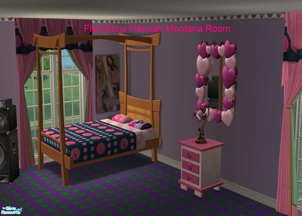 vikachue's hannah montana ( miley cyrus ) pink bedroom