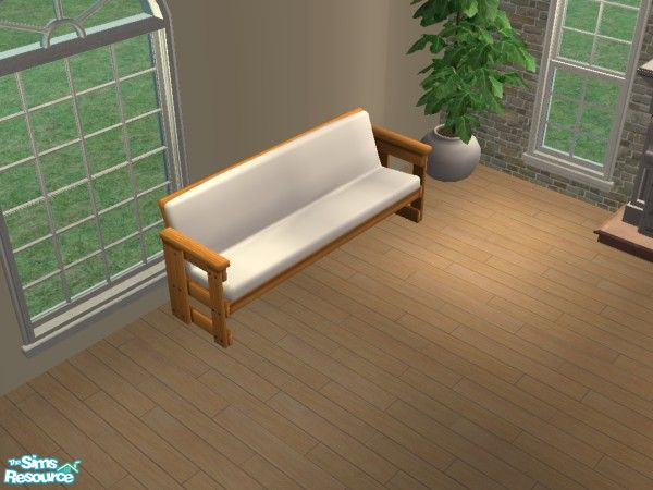 Sims 2 — MFG Futon Fantasy recolor Set #1 - White by mightyfaithgirl — White cushion recolor