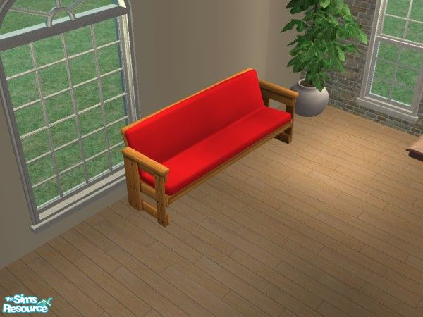 Sims 2 — MFG Futon Fantasy recolor Set #1 - Red by mightyfaithgirl — Red cushion recolor