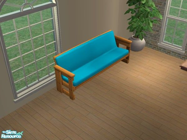 Sims 2 — MFG Futon Fantasy Recolor Set #2 - Bright Blue by mightyfaithgirl — Bright Blue cushion recolor