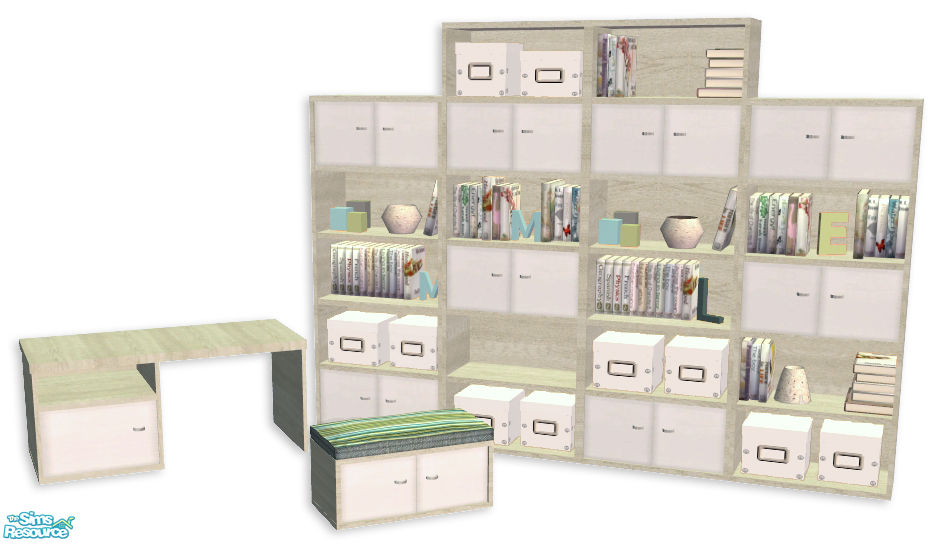 The Sims Resource Bookcase A RC04