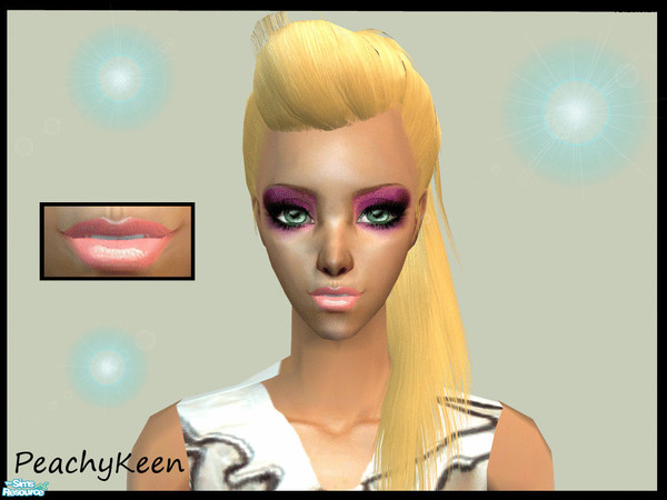 Sims 2 — Pink Blush lipgloss - PeachyKeen by danzina — 4 pink lipglosses for your sims, enjoy =]