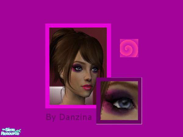 Sims 2 — Twist eyeshadow by danzina — 5 eyeshadows in bright colours. enjoy =]
