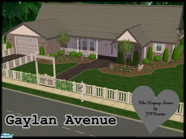 Sims 2 — Gaylan Avenue by JCIssette — Presenting another Legacy Series home for your neighborhood. This beautiful gray
