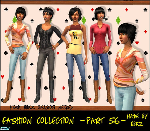 Sims 2 — Fashion Collection - part 56 - by BBKZ — Available for YAs/adults as everyday. If you want to see them as