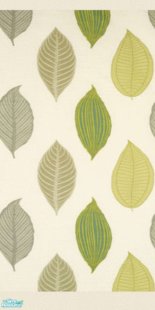 Sims 2 — Leaf On The Wind - Green by Ses — Part of the Leaf on the Wind Wallpaper set 