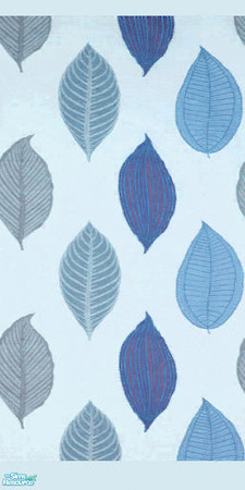Sims 2 — Leaf On The Wind - Blue by Ses — Part of the Leaf on the Wind Wallpaper set 