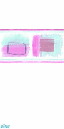 Sims 2 — Painted Blocks - Magenta by Ses — Part of the Painted Blocks wallpaper set