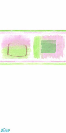 Sims 2 — Painted Blocks - Lime by Ses — Part of the Painted Blocks wallpaper set