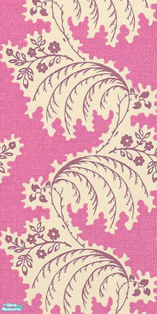 Sims 2 — Feather Branches - Pink by Ses — Part of the Feather Branches wallpaper set
