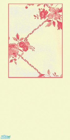 Sims 2 — Pink Cherry Panel by Ses — Part of the Pink Cherry Panel Set