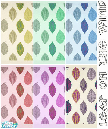 Sims 2 — Leaf on the Wind by Ses — A set of wallpapers with a leaf motif