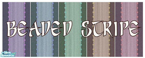 Sims 2 — Beaded Stripes by Ses — A set of wallpapers with a beaded stripe design
