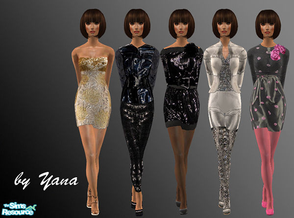 Sims 2 — Collection №11 Balizza and Blugirl  by Mishu999  — Balizza and Blugirl fashion shows.Designer skins