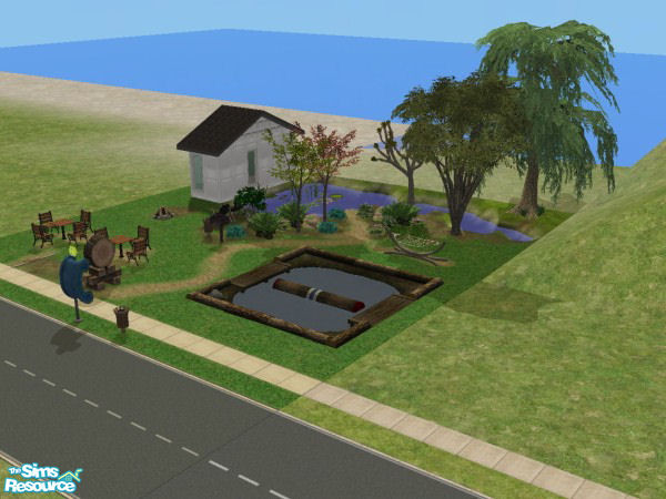 Sims 2 — Deagh University - The Park by cadiva — Our tiny park is fully loaded with all sorts of activities to keep your
